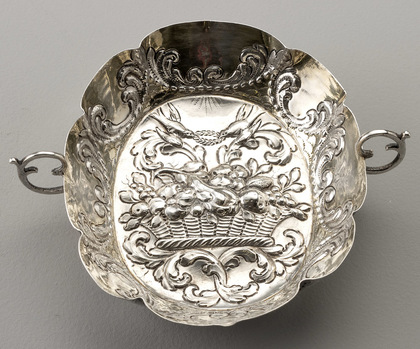 Late 17th Century Augsburg Silver Brandy Bowl